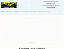 Tablet Screenshot of keywestlockservice.com